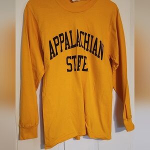 Yellow Appalachian State Long Sleeve Shirt